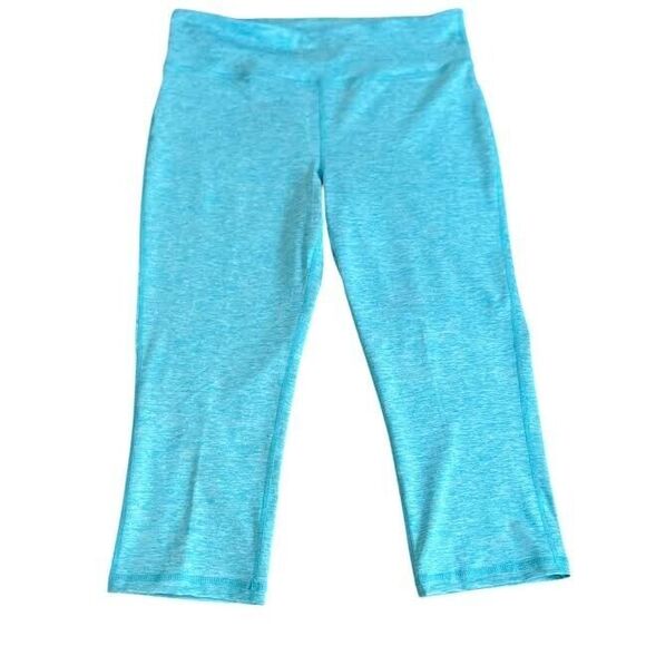 ID Ideology Leggings Women's L Blue Space Dye Pull-On Crop Athleisure Loungewear - Picture 6 of 9